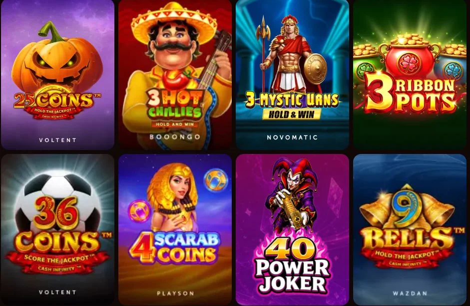 kickback casino jackpot games